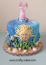 Under the Sea mermaid cake